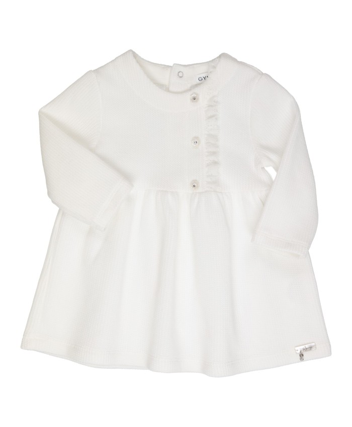 Gymp Baby Girls Dress  Off White 